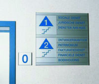 AluSign Indoor osztott táblarendszer