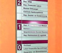 AluSign Indoor osztott táblarendszer