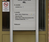 AluSign Outdoor tábla kültéren