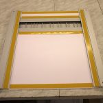 Kétoldalas ragasztó csíkok a hátoldalon