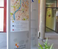 AluSign Totem Clam totemoszlopok