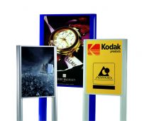 AluSign Totem Globe világítós táblák